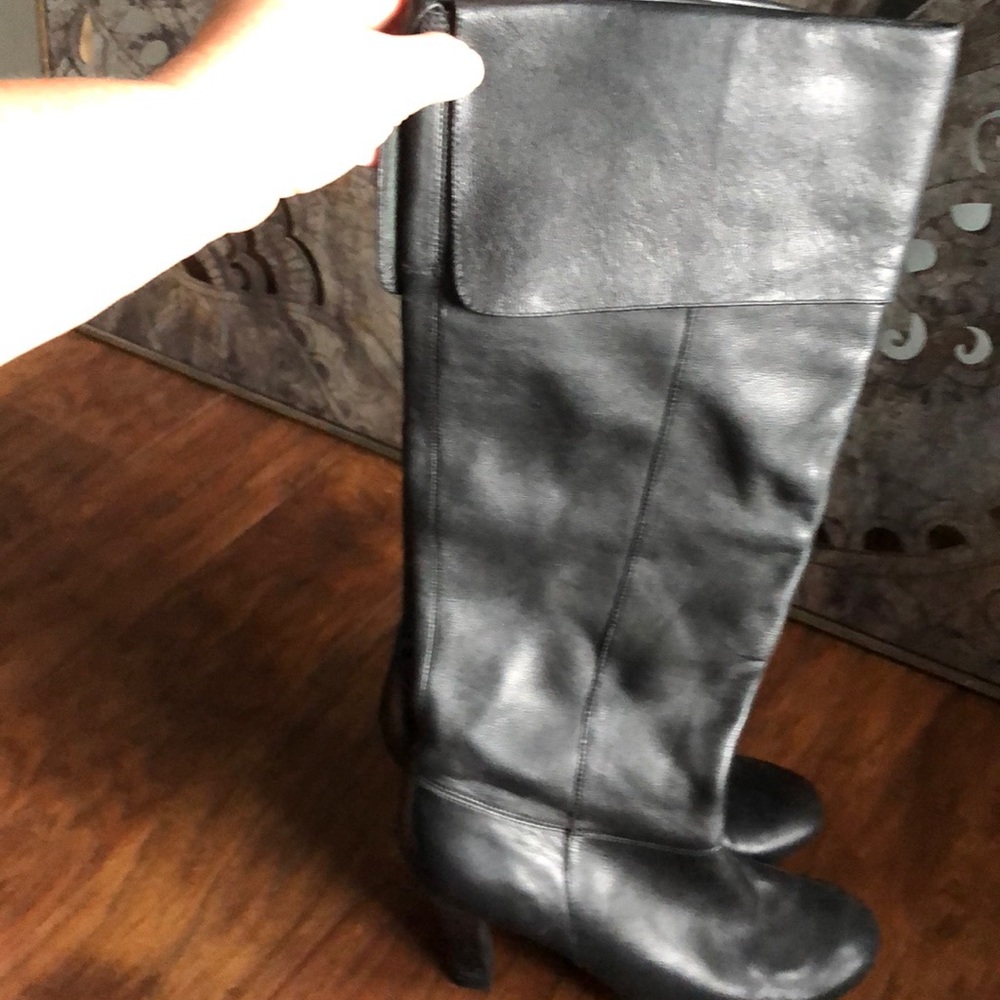Steve Madden Black Leather Boots